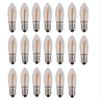 E10 COB Candle Arch Bridge Bulb Christmas Lamp Spare E10 LED Screw Light 14V to 55V AC 0.2W Warm White (10) view 2