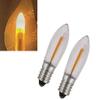E10 COB Candle Arch Bridge Bulb Christmas Lamp Spare E10 LED Screw Light 14V to 55V AC 0.2W Warm White (10) view 3
