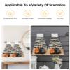 Lattice Pumpkins Kitchen Hand Towels with Hanging Loops Set of 1 Soft Oven Fingertip Dry Microfiber Tie Dish Towel Absorbent Cleaning Bathroom Washcloth,Kitchen Fall Leaves Black White Checkered Flag view 4