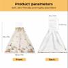 Autumn Pumpkin Kitchen Hand Towels with Hanging Loops Set of 1 Soft Oven Fingertip Dry Microfiber Tie Dish Towel Absorbent Cleaning Bathroom Washcloth,Kitchen Fall Eucalyptus Wildflower Thanksgiving view 3