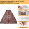 Native American Indian Kitchen Hand Towels with Hanging Loops Set of 1 Soft Oven Fingertip Dry Microfiber Tie Dish Towel Absorbent Washcloth,Kitchen Abstract Antique Traditional European Luxury view 2
