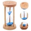 GANAZONO Elegant Wooden Hourglass Desktop Timer for Quick Decor Tabletop Accessory view 4