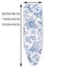 HCZION 2 Layer Ironing Board Cover and Pad, 9233cm 11035cm 12038cm Nonslip Ironing Board Padded Cotton Iron Board Replacement Cover for Standard Size Boards (Color : Blue, Size : 92x33cm/36x13in view 4