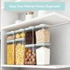 Cozey Daily Pop Containers with Lids - Stackable Airtight Food Storage, Kitchen Pantry Storage Containers for Snacks Candy Salt Herbs Spices BPA-Free (12PCS (1.2 + 2.0 + 2.7 + 3.3 Qt) * 3) view 3