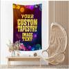 SCMYK Custom Tapestry Upload Images Customized Wall Hanging Tapestry Design Your Own Personalized Tapestry Backdrop with Photo(29x37 Vertical) view 1