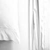 Sheet Set 4 Piece - Cal King Size Cotton Bed Sheets 400TC Egyptian Quality Sheets - Fits Upto 16" Deep Pocket Mattress, Long Staple & Extra Soft Sheets and Pillow Cases - White Solid. view 4