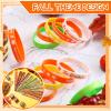 Wettarn 144 Pcs Thanksgiving Slap Bracelets and Silicone Wristbands Bulk Includes 72 Pcs Snap Bracelets and 72 Rubber Bracelet Fall Party Favors Autumn Slap Bands for Classroom Prize view 3