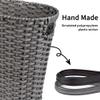 GRANNY SAYS Wicker Bathroom Trash Can, Wicker Waste Basket for Bathroom, Office Trash Can, Trash Bin for Bedroom, Wastebasket with Handles, 19 Liters/5 Gallons view 3