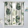 Tropical Palm Leaf Printed Curtains,Vintage Plant Leaves Bohemian Minimalist Style Bedroom Living Room Kitchen Curtains 42x63in view 4