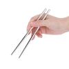 QANYEGN 1 Pair Chopsticks, Stainless Steel chopstick, 6.9in Tableware Cutlery for Home, Kitchen Use. view 1