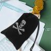 LIFKOME 20pcs Pirate Bags with Drawstring 6x4.5 Inches Suede Pirate Goodie Bags for Pirate Party Favors Black Polyester Pirate Theme Loot Treasure Backpacks Bags Drawstring Bags view 1