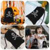 LIFKOME 20pcs Pirate Bags with Drawstring 6x4.5 Inches Suede Pirate Goodie Bags for Pirate Party Favors Black Polyester Pirate Theme Loot Treasure Backpacks Bags Drawstring Bags view 3