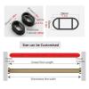 RENLXFI Thickened Closet Bar, for Both Inside and Outside The Closet, Wardrobe Rod Holder, Aluminum Alloy Clothes Hanging Bar Rail, Easy Install (Size : 120cm/47.2in) view 2