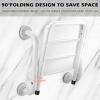 Wall Mounted Shower Seat with Grab Bar Folding Shower Stool Shower Chair Stainless Steel Bathroom Shower Bench for Inside Shower, Adults, Elderly, Pregnant, Entryway (150 KG Weight Capacity) view 4