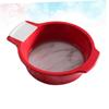 BESTonZON 1pc Metal Strainer Stainless Steel Colander Fine Mesh Strainer Pasta Strainer Cake Sifter Flour Strainer Sifter Cake Baking Filter Baking Sieve Flour Sieve Large Filter view 3
