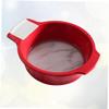 BESTonZON 1pc Metal Strainer Stainless Steel Colander Fine Mesh Strainer Pasta Strainer Cake Sifter Flour Strainer Sifter Cake Baking Filter Baking Sieve Flour Sieve Large Filter view 4