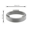 1-Piece Universal AC Exhaust Hose Coupler - Secure Round Connector for Window Air Conditioners, Tight Fit Prevents Air Leaks, Compatible with Portable Units view 2