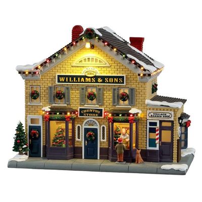 Lemax Village Collection Williams & Sons Country Store, with 4.5V Adaptor