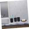 JOINPAYA 1set Plastic Bathroom Accessories for Daily Washing Needs Toiletry Supplies Includes Cup Lotion Bottle and Soap Tray Practical and Convenient for Home Dormitory and Hotel Use view 4