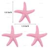 AUEAR, 30 Pack Pink Resin Pencil Finger Starfish Ornament Decor for Wedding Home Decoration view 2