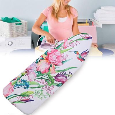 NILZA Replacement Iron Board Cover Thick Padding Ironing Board Cover 5520in, Ironing Board Cover and Pad, Ironing Board Covers, Heat Reflective Standard Size (Color : A)