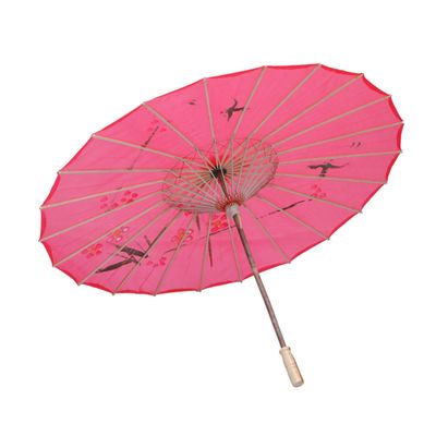 jojofuny Silk Flower Umbrella for Dance Large Decorative Oilpaper Parasol for Weddings Party Supplies and Photography Props Rose Red Reinforced Design