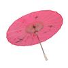 jojofuny Silk Flower Umbrella for Dance Large Decorative Oilpaper Parasol for Weddings Party Supplies and Photography Props Rose Red Reinforced Design view 3