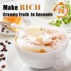 Nahida Rechargeable Milk Frother Wand for Coffee Include Stand - White view 4