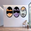 17.3'' Moving Sand Art Decor, 360 Rotating 3D Sand Painting Wall Art Mounted Glass Crafts 3D Deep Sea Sandscape Living Room Decoration Flowing Sand Gift Relaxing Mood for Home Office Decoration view 4