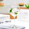 HIUHIU Painted Flower Wine Glasses Set of 2, Transparent Clear Long Stem Wine Glass Goblet Colorful Artisan Painted Drinking Glassware for Wedding/Party/Bar,A view 2
