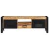 BUKSCYJS Tv Stand with Drawers, TV Display Table, TV Cabinet, Robust and Durable Suitable for hallways, Living Rooms, bedrooms, Offices 47.2"x11.8"x15.7" Solid Wood Mango view 2