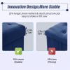 BRIAN & DANY 43 Inches Ottoman with Storage, Velvet Storage Ottoman Bench, End of Bed Benches, Folding Ottomans for Bedroom, Living Room and Entryway (Blue) view 3