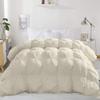 Home Decorative 1000-TC Pinch Pleated Down Alternative Comforter Alaskan Plus 136x120 1-pc Comforte & 2pc Pillow Shams, 600 GSM Micro Fill & 4-8 Corner Tabs & Very Soft Fill Power view 2