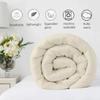 Home Decorative 1000-TC Pinch Pleated Down Alternative Comforter Alaskan Plus 136x120 1-pc Comforte & 2pc Pillow Shams, 600 GSM Micro Fill & 4-8 Corner Tabs & Very Soft Fill Power view 4