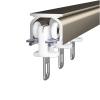 LIYI929GP Ceiling Or Wall Mount Curtain Tracks - 2M 3M 6M Ceiling Track for Curtains - Flexible Room Divider Curtain Rods - Aluminum Alloy Curtain Track Rail Set with Roller Hooks, Easy to Install view 1