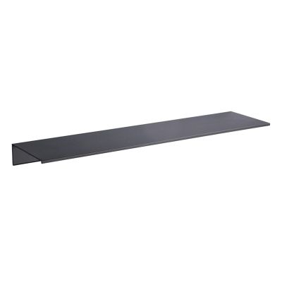 AOKID Floating Shelf,Black Metal Wall Shelf for Living Room,Bathroom, Kitchen,Bedroom,12" Display Shelves for Wall Storage Black 50cm