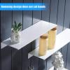 AOKID Floating Shelf,Black Metal Wall Shelf for Living Room,Bathroom, Kitchen,Bedroom,12" Display Shelves for Wall Storage Black 50cm view 4