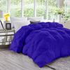 Home Decorative 1000-TC Pinch Pleated Down Alternative Comforter Super King Plus 120x120 inches 1-pc Comforte & 2pc Pillow Shams, 600 GSM Micro Fill & 4-8 Corner Tabs & Very Soft Fill Power view 1
