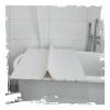 Bathtub Tray Dustproof Waterproof Folding Bathtub Cover for Most Standard Sized Bathtubs, 0.6cm Thick PVC Shutter Bath Lid Bathtub Tray Dust Board Bathroom Shelf for Home, SPA Experience Multifunction view 1