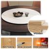 20 24 28 32 36 39 Inch Wooden Rotating Serving Tray For Dining Table, With Silent Bearing Base Lazy Susan Turntable, Sturdy And Smooth Running Round Rotating Dining Table Tray view 4