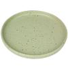 8" Stoneware Dinner Plates - Microwave Safe Rustic Ceramic Porcelain Kitchen Serving Tableware Dish Set of 2 (Color : Green) view 1