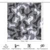 Chess Game Pieces Shower Curtain with Grommets and Hooks Waterproof Bath Curtains for Bathroom Showers Bathtubs Decoration view 2