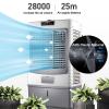 Yqyc Industrial Strength Fan Cooler for Commercial, Office, Home - Portable Evaporative Air Cooler, Large Air Volume Industrial Air Conditioning Fan with Caster Wheels and Brakes view 3