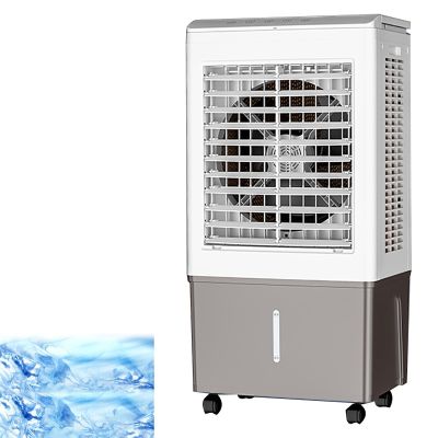 Yqyc Evaporative Air Cooler, 3-in-1 Swamp Cooler with 7.5H Timer, Large Water Tank, Scroll Casters, 3 Speed Mode, Industrial Strength Swamp Cooler for Commercial (Size : 50x36x103cm)