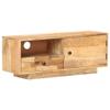 BUKSCYJS Furniture for Bedroom, Wood Tv Console, TV Cabinet, Robust and Durable Suitable for Offices, Living Rooms, bedrooms, playrooms 35.4"x11.8"x13.8" Solid Mango Wood view 1
