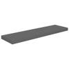 WEMYUFURN Floating Wall Shelf High Gloss Gray 35.4"x9.3"x1.5" MDF, Kitchen Wall Cabinet, Floating Bookshelf, CD Wall Shelf, Floating Shelves for Home Dcor, and Space-Saving Design view 3