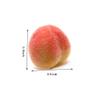 Aliotech 30Pcs Artificial Peach Fake Peach Mini Fruit Small Peach Simulation Lifelike for Home Cabinet Table Party Kitchen Decoration Photography Prop view 3