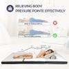 YIQIEDEY Folding Mattress,3 inch Tri Fold Memory Foam Mattress Topper,Portable Foldable Mattress Topper with Washable Cover,Non-Slip Bottom for Camping,Guest,Queen,78"x58"x3" view 4