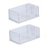 2pcs Acrylic Napkin Holder Tissue Box for Car Plastic Storage Box Dining Table Decor Tissue Holder Rectangular Guest Towel Holder Napkin Holder for Bathroom Desktop Tissue Holder/1623 view 1