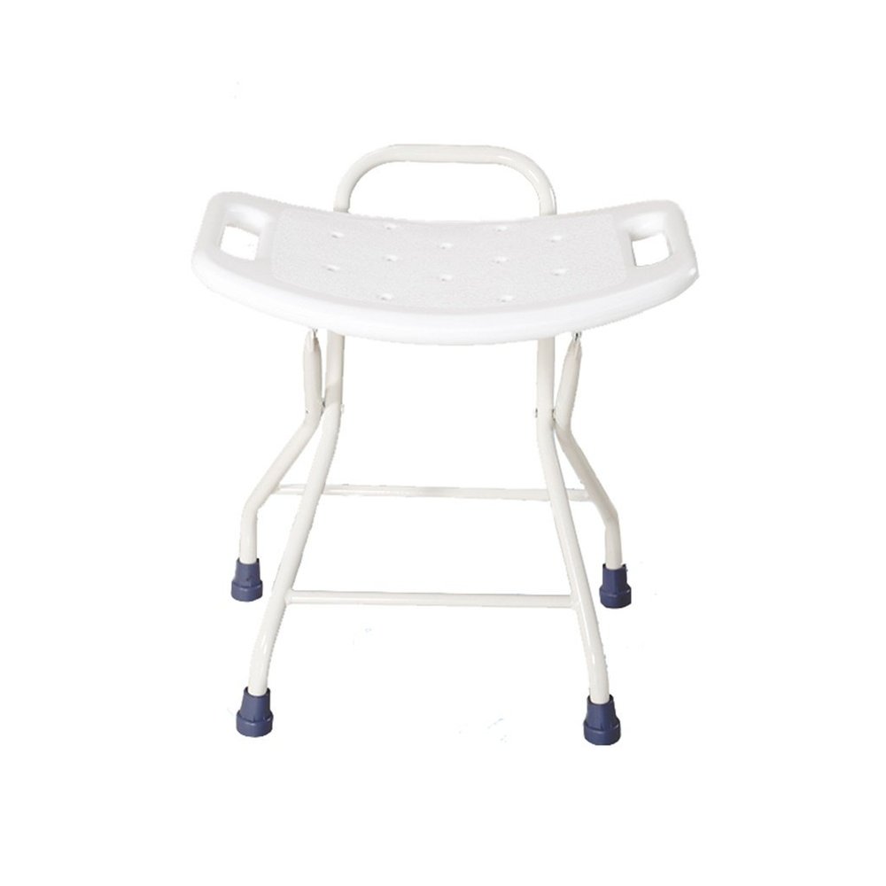 Bath Stools,Shower Stool Bathroom White Foldable Shower Chair Change Shoes Stool Elderly/Handicapped/Pregnant Bath Stool Safety Anti-Slip Chair Max. 130Kg Bathroom Bath Stools